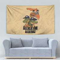 Alligator Alcatraz Prison Florida Everglades Tapestry - Wonder Print Shop