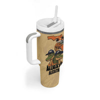 Alligator Alcatraz Prison Florida Everglades Tumbler With Handle - Wonder Print Shop