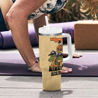 Alligator Alcatraz Prison Florida Everglades Tumbler With Handle - Wonder Print Shop