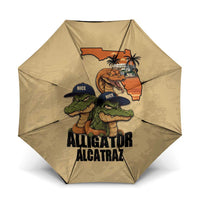 Alligator Alcatraz Prison Florida Everglades Umbrella - Wonder Print Shop