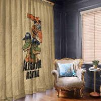 Alligator Alcatraz Prison Florida Everglades Window Curtain - Wonder Print Shop