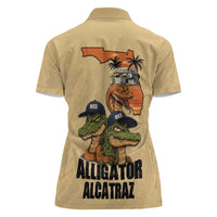 Alligator Alcatraz Prison Florida Everglades Women Polo Shirt - Wonder Print Shop