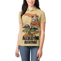 Alligator Alcatraz Prison Florida Everglades Women Polo Shirt - Wonder Print Shop