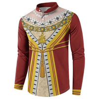 Victoria England Costume Button Sweatshirt - Wonder Print Shop