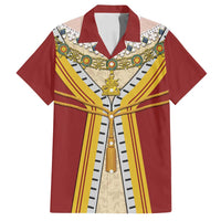 Victoria England Costume Family Matching Long Sleeve Bodycon Dress and Hawaiian Shirt - Wonder Print Shop