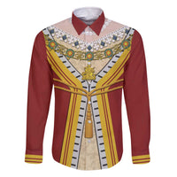 Victoria England Costume Family Matching Off The Shoulder Long Sleeve Dress and Hawaiian Shirt - Wonder Print Shop