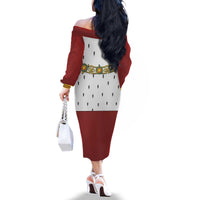 Victoria England Costume Family Matching Off The Shoulder Long Sleeve Dress and Hawaiian Shirt - Wonder Print Shop