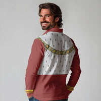 Victoria England Costume Long Sleeve Polo Shirt - Wonder Print Shop