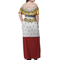 Victoria England Costume Off Shoulder Maxi Dress - Wonder Print Shop
