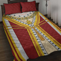 Victoria England Costume Quilt Bed Set - Wonder Print Shop