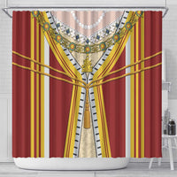 Victoria England Costume Shower Curtain - Wonder Print Shop
