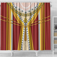 Victoria England Costume Shower Curtain - Wonder Print Shop