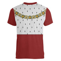 Victoria England Costume Women V-Neck T-Shirt - Wonder Print Shop