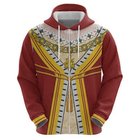 Victoria England Costume Zip Hoodie - Wonder Print Shop