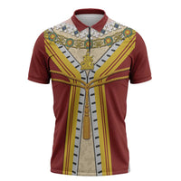 Victoria England Costume Zipper Polo Shirt - Wonder Print Shop