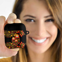 Russian Matryoshka Doll AirPods Case Khokhloma Patterns - Wonder Print Shop