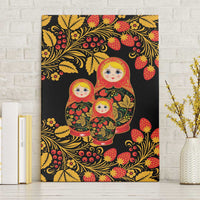 Russian Matryoshka Doll Canvas Wall Art Khokhloma Patterns - Wonder Print Shop