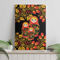 Russian Matryoshka Doll Canvas Wall Art Khokhloma Patterns - Wonder Print Shop
