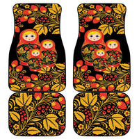 Russian Matryoshka Doll Car Mats Khokhloma Patterns - Wonder Print Shop