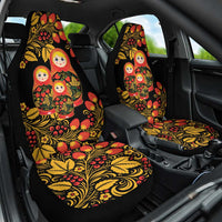 Russian Matryoshka Doll Car Seat Cover Khokhloma Patterns - Wonder Print Shop