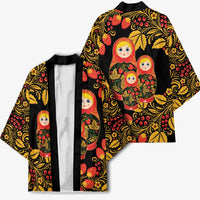 Russian Matryoshka Doll Kimono Khokhloma Patterns - Wonder Print Shop