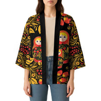 Russian Matryoshka Doll Kimono Khokhloma Patterns - Wonder Print Shop