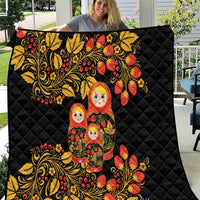 Russian Matryoshka Doll Quilt Khokhloma Patterns - Wonder Print Shop
