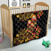 Russian Matryoshka Doll Quilt Khokhloma Patterns - Wonder Print Shop