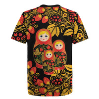Russian Matryoshka Doll Rugby Jersey Khokhloma Patterns - Wonder Print Shop
