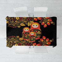Russian Matryoshka Doll Tablecloth Khokhloma Patterns - Wonder Print Shop