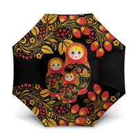 Russian Matryoshka Doll Umbrella Khokhloma Patterns - Wonder Print Shop
