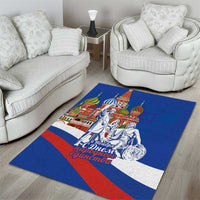 Russia National Unity Day Area Rug Minin And Pozharsky Monument - Wonder Print Shop