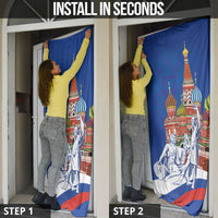 Russia National Unity Day Door Cover Minin And Pozharsky Monument - Wonder Print Shop