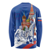 Russia National Unity Day Long Sleeve Shirt Minin And Pozharsky Monument - Wonder Print Shop