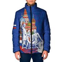 Russia National Unity Day Padded Jacket Minin And Pozharsky Monument - Wonder Print Shop