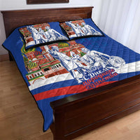 Russia National Unity Day Quilt Bed Set Minin And Pozharsky Monument - Wonder Print Shop