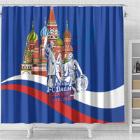 Russia National Unity Day Shower Curtain Minin And Pozharsky Monument - Wonder Print Shop