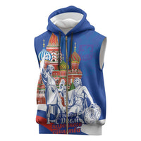 Russia National Unity Day Sleeveless Zip Hoodie Minin And Pozharsky Monument - Wonder Print Shop