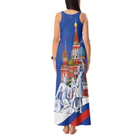 Russia National Unity Day Tank Maxi Dress Minin And Pozharsky Monument - Wonder Print Shop