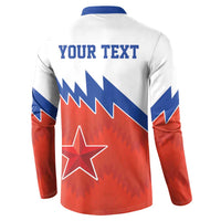 Personalized Russia Football Button Sweatshirt The National Team Go Champion - Wonder Print Shop