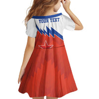 Personalized Russia Football Family Matching Long Sleeve Bodycon Dress and Hawaiian Shirt The National Team Go Champion - Wonder Print Shop