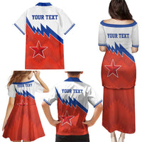 Personalized Russia Football Family Matching Puletasi and Hawaiian Shirt The National Team Go Champion - Wonder Print Shop