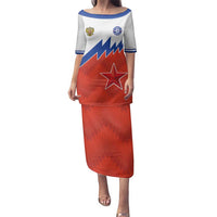 Personalized Russia Football Family Matching Puletasi and Hawaiian Shirt The National Team Go Champion - Wonder Print Shop