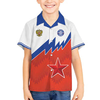 Personalized Russia Football Family Matching Puletasi and Hawaiian Shirt The National Team Go Champion - Wonder Print Shop