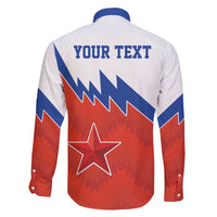 Personalized Russia Football Family Matching Short Sleeve Bodycon Dress and Hawaiian Shirt The National Team Go Champion - Wonder Print Shop