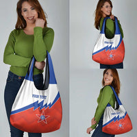 Personalized Russia Football Grocery Bag The National Team Go Champion - Wonder Print Shop