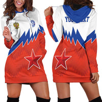 Personalized Russia Football Hoodie Dress The National Team Go Champion - Wonder Print Shop