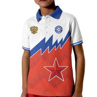 Personalized Russia Football Kid Polo Shirt The National Team Go Champion - Wonder Print Shop