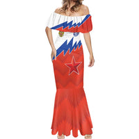 Personalized Russia Football Mermaid Dress The National Team Go Champion - Wonder Print Shop