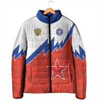 Personalized Russia Football Padded Jacket The National Team Go Champion - Wonder Print Shop